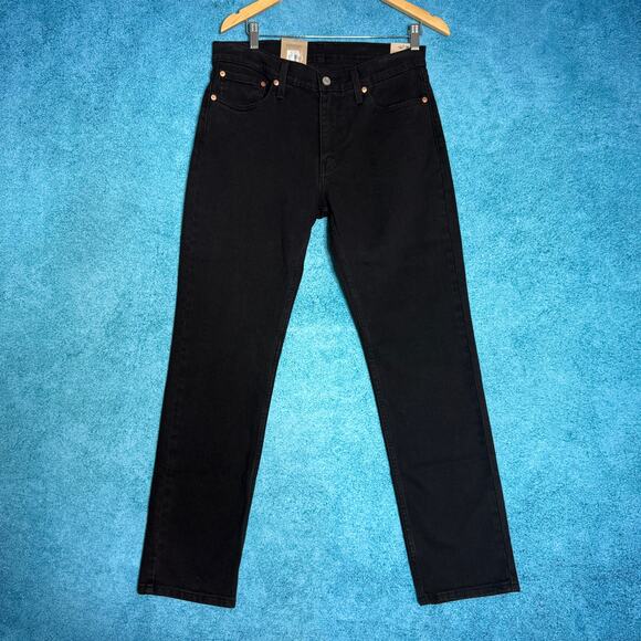 Levi’s 511 Men’s Jeans 32x30 Black Slim Fit Stretch Denim NWT - Picture 1 of 16